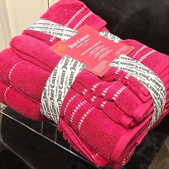 Juicy Couture Home 6-PC Broken Striped Bath Towel Set - Picture 7 of 7